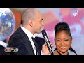 di feno et alls � nrj studio live le 24 decembre 2007. avec la chanteuse de leur titre touch your mind :karine lima