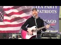 Joel Pollak dedicates Tea Party anthem to Andrew Breitbart at 5th annual Chicago Tax Day Tea Party 