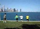 Jump in the michigan lake