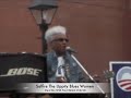 saffire the uppity blues women performed live in support of barack obama for president, mark warner for senate, and bill day for congress in fredericksburg, virginia on november 2, 2008.  the title is 
