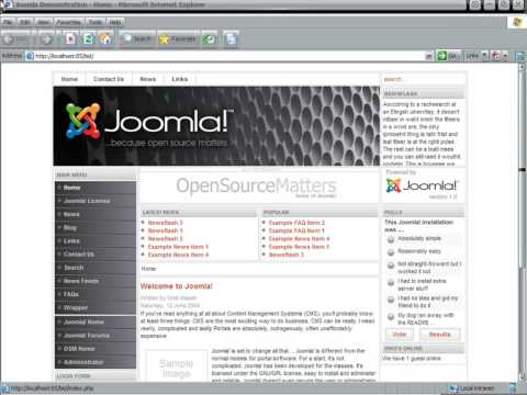 how to administer joomla