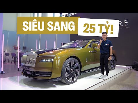Sờ chạm Rolls-Royce Spectre chính hãng 25,5 tỷ đồng để hiểu: Siêu sang thuần điện có gì khác biệt?
