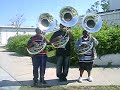 tubas playing pink panther