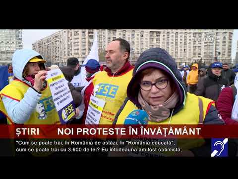 Noi proteste în învățământ