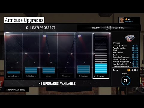 how to get more attribute upgrades in nba 2k15