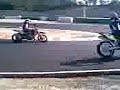 Un dia en castelloli viendo a las supermotars.