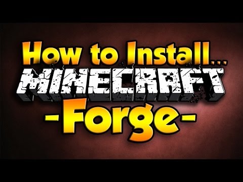 how to install minecraft forge
