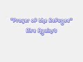 Prayer of the Refugee-Rise Against