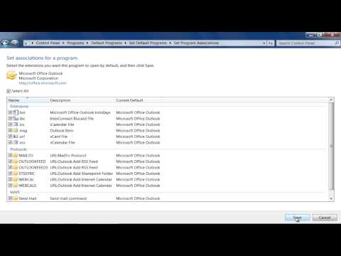 how to set gmail as default email in windows 7