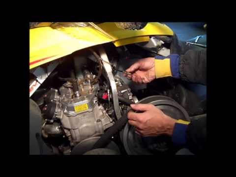 how to adjust idle on ski doo