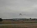 03 P-96 flying over landing strip - sobrevolando pista