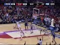 Delonte West with the amazing alley-oop to Lebron James