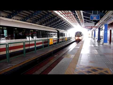 LRT - A quick video of the Canadian & Malaysian Built Bombardier Advanced Rapid Transit Trains (ART Train) at Taman Jaya Station on the Putra LRT (Kelana Jaya Line...