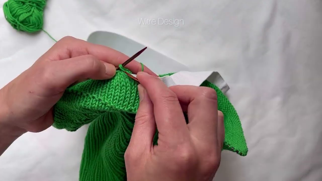 Insert elastic in folded edge // Montere strikk i brettekant | Witre Design