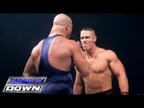 DEBUT - John Cena accepts Kurt Angle's open challenge to anyone he's never competed against - SmackDown, June 27, 2002 Subscribe Now - http://www.youtube.com/user/ww...