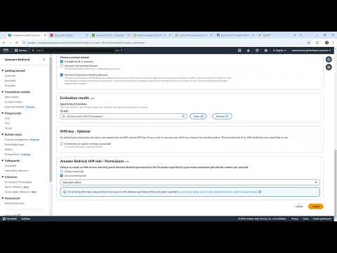 Evaluation Follow Along with Amazon Bedrock - AWS AI Practitioner AIF-C01