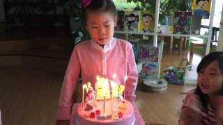 생일축하해요~ 세잔느 미술학원에서