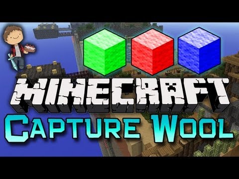 Minecraft: Capture The Wool Mini-Game w/Mitch & Friends! Game 1 of 3!