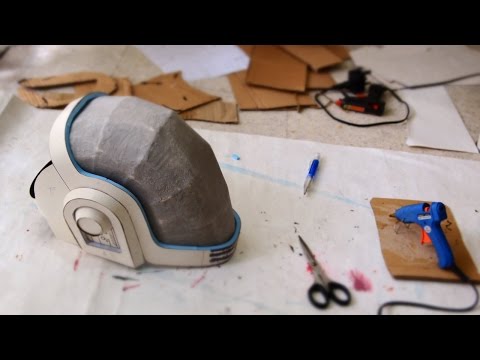 #62: Daft Punk Guy Manuel Helmet DIY Part 1 - Cardboard (with template)