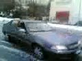 Daewoo Nexia... Lastra di ghiaccio...
