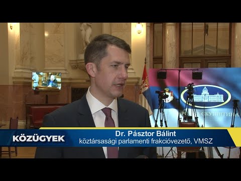 Interjú dr. Pásztor Bálinttal, a VMSZ frakcióvezetőjével-cover