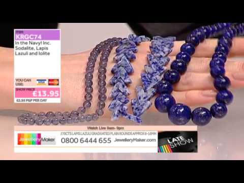 Sapphires and Cullinan Topaz for jewellery Making :JewelleryMaker Late Show LIVE 22/04/2014