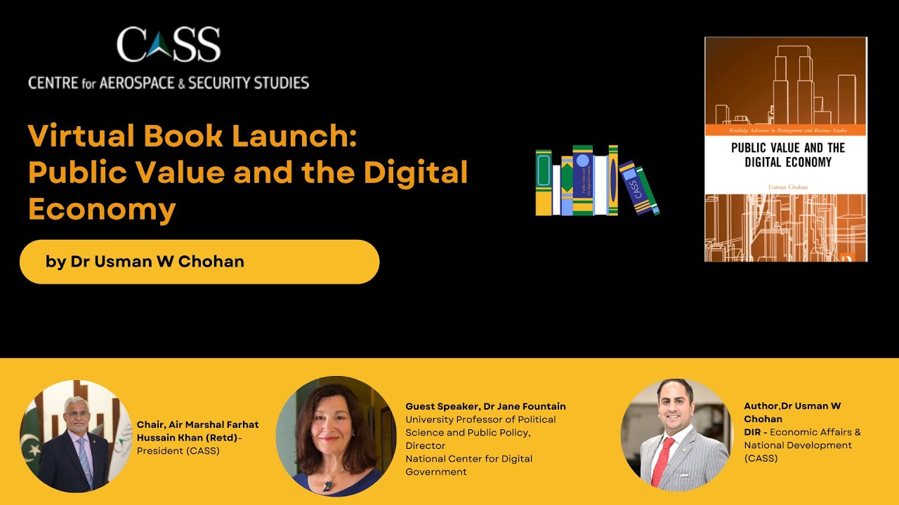 Book Launch | Public Value and the Digital Economy | Dr Usman W Chohan | 17 Nov 2021