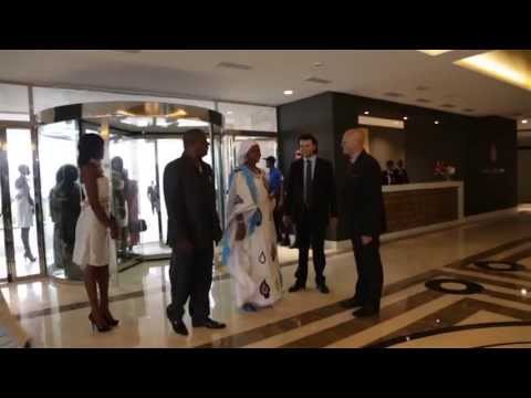 Conakry - The Inauguration of the first five stars hotel in Republic of Guinea Conakry, designed and built Unicon took place on the 31st of May by UNICON with the pres...