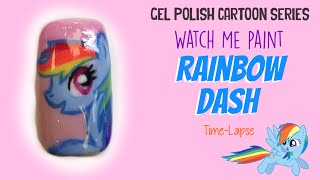 Rainbow Dash Nail Art Timelapse