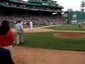 JB THROWS OUT A PITCH