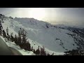 GoPro HD Hero footage from a three day pre-Christmas trip to Whistler / Blackcomb (12/18-12/20) with my friend John and his father Bruce. The conditions were overcast on day one, with a good amount of powder. Day two was bluebird, and day three was pouring rain (after a foot dump overnight). Day three turned out to be the most fun!