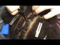 How to do Criss-cross Cornrows Part 2