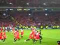 Espanyol v Sevilla UEFA Cup Final - Palop penalty save