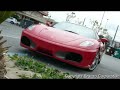 Red Ferrari F430 Start Up and Rev