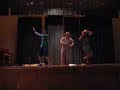 will mr. mike escape traffic and make the talent show in time?  see if the cuero connexion and big johnny j can roll it by themselves in the 1st live performance for the rappin' trio while they express what it's like havin' so many rhymez.

true freestyle for the final 3 minutes ice the performance.  yo, we couldn't have done it without audience participation! thanks ya'll!

lyrics:
(1st verse)
yo i'm mr. mike i'm the rappin sensation
they playing my rhymes now on every station
the doctor of rappin' yo the true md
you can't be feelin' sick when i bring this melody
my tunes are so fly, you be jumping in the sky
my lyrics are flowing don't even have to try.
i'm the tiger woods of rapping, air jordan of rhyme
if i were a scientist yo, they'd call me einstein.

yo my rhymes are so fat,
i hit em out with a bat!
parkin' it like my bros,
the houston astros.

(2nd verse)
yo the name's j-riz, heard through the nation
eardrums be shakin', eustations be quakin'
250 gigabytes of rom can't hold my song
nor 2 gigs of ram nor a 3 ton van.
other rappers claim to have more rhymes than me
but no one can compare with my rappin qi.
i even got a degree for rappin, what you don't believe?
just ask big johnny j and mr. m-i-k-e.

yo this is my time, 
you talk you get a fine.
put down a mil to big johnny j, 
straight to jail if you don't pay!

(3rd verse)
the ceo of rhyme yo a lyrical genius
they playing my tunes now from earth to venus
without fail, my rhymes yo they never go stale
i use raps to post bail for my homeys in jail
yo my rhymes be so heavy let me tell you a tale 
last time i got weighed, my rhymes broke the scale 
my raps be hardcore, yo they pack a punch
other's rapper's rhymes, yo i eat them for lunch!

so many rhymes, some say a million
yo check out our label, it's a hundred billion trillion!

(final chorus x2)
the bayou city rhymes, it's a sign of the times
playin' our song from france to hong kong.
spreading the word, preach the gospel of rhyme
it's an ensign to the nations, and the lyrics divine.

(freestyle topics include barack obama, food, and spaghetti)