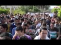 طلاب جامعة المنصورة يتظاهرون ضد رئيس الجامعة بسبب سياساته الامنية -Views : 3