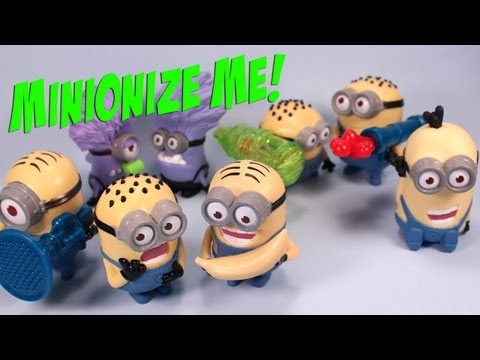 Despicable Me 2 McDonalds Happy Meal Toys Complete Set Review
