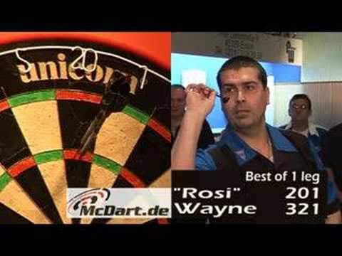 darter - Wayne Mardle plays his 22 gramm Darts with his mouth for the perfekt Game ! The funnyest Dartgame in the world !