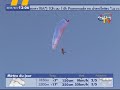 au programme : les y�tis de l'alpe d'huez rencontre une �quipe canadienne pour un match amical, balade dans les airs avec patrice drevet au dessus de la stat...