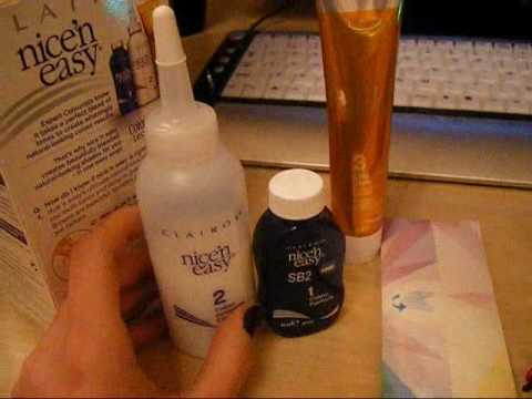 how to dye hair with nice n easy