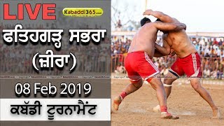 Fatehgarh Sabrah (Zira) Ferozpur Kabaddi Tournament 08 Feb 2019