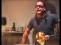 David Nelson and Bill Kreutzmann blow hot glass on Maui David Nelson and Bill Kreutzmann blow hot glass on Maui