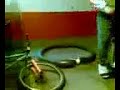 One day me and my friend decided to pump a tire tube until it explodeded. Very LOUD