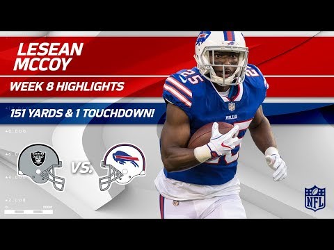 Video: LeSean McCoy's 27 Carries, 151 Yards & 1 TD! | Raiders vs. Bills | Wk 8 Player Highlights