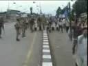 Indian troops beating peaceful Kashmiri protestors Indian troops beating peaceful Kashmiri protestors