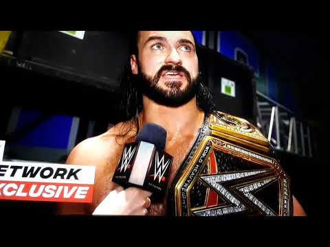 Drew McIntyre celebrates his second Wwe Championship victory:Wwe network Exclusive,Nov.16,2020