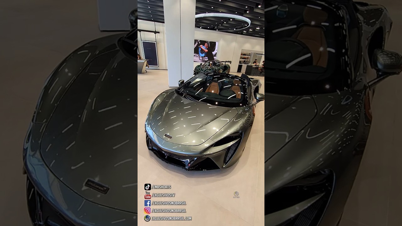 McLaren Artura Spider - Viridian e 750S Coupé - Volcano Orange - #shorts