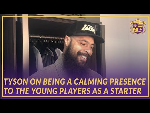 Video: Lakers Post Game: Tyson Chandler On Being A Calming Presence for Young Players As A Starter