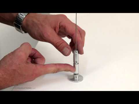 how to fit net curtain wire