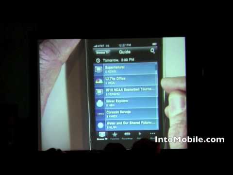 how to control uverse with iphone